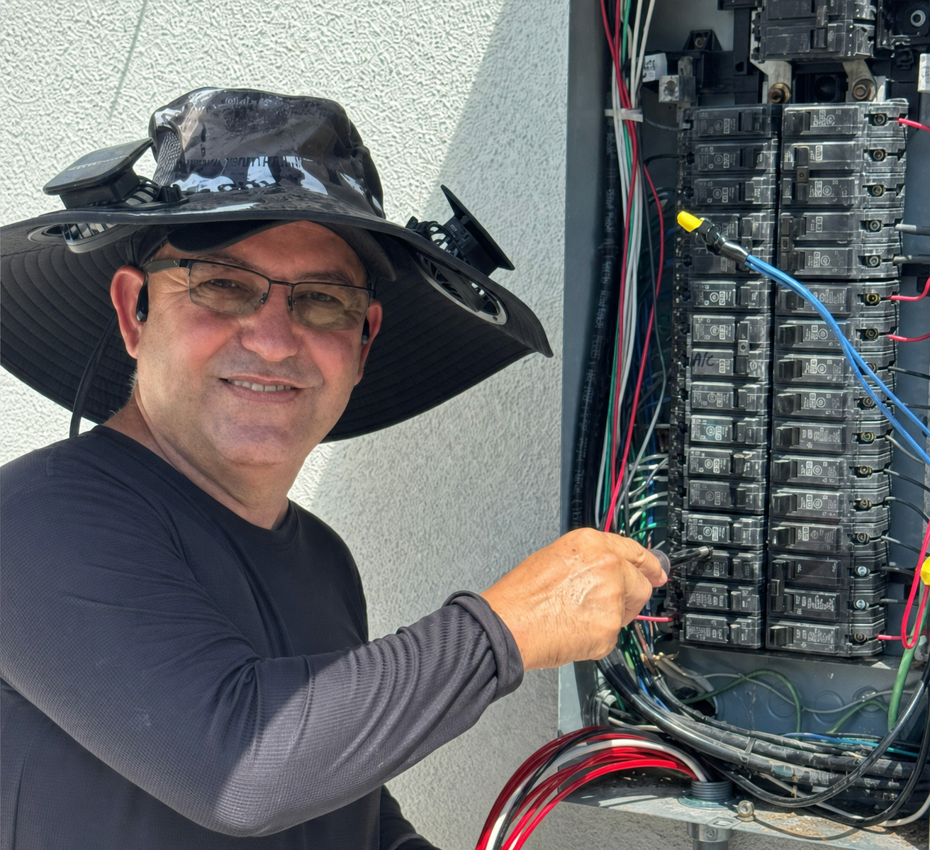 Professional HVAC technician ready to serve you